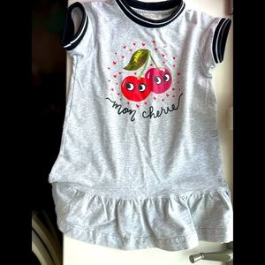 Mon doux monde cherry dress toddler size 6